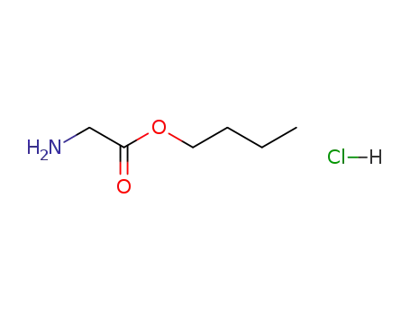 Molecular Structure of 13048-99-2 (GLYCINE N-BUTYL ESTER HYDROCHLORIDE)