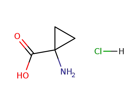Molecular Structure of 68781-13-5 (1-Aminocyclopropane-1-carboxylic acid hydrochloride)