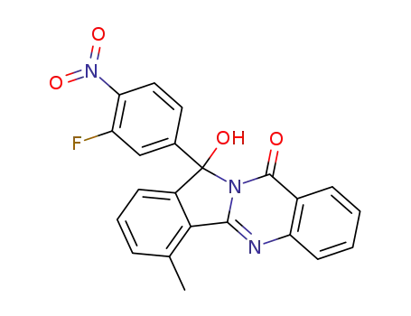 12-(3-fluoro-4-nitrophenyl)-12-hydroxy-4-methylisoindolo[1,2-b]quinazolin-10(12H)-one