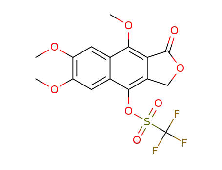 6,7,9‐trimethoxy‐1‐oxo‐1,3‐dihydronaphtho[2,3‐c]furan‐4‐yl trifluoromethanesulfonate
