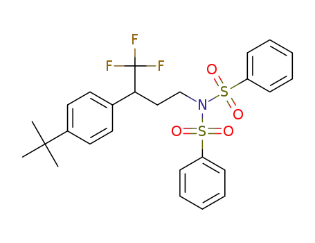 N-(3-(4-(tert-butyl)phenyl)-4,4,4-trifluorobutyl)-N-(phenylsulfonyl)benzenesulfonamide