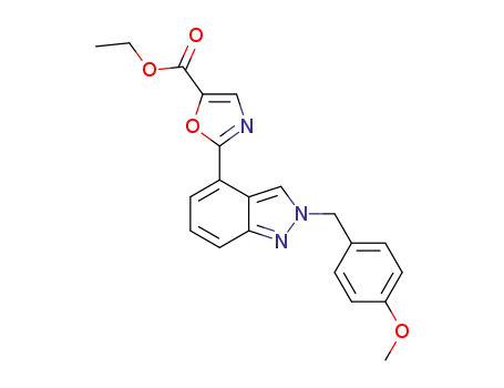 ethyl 2-(2-(4-methoxybenzyl)-2H-indazol-4-yl)oxazole-5-carboxylate