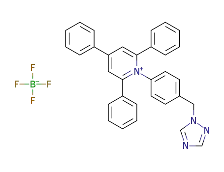 1-(4-((1H-1,2,4-triazol-1-yl)methyl)phenyl)-2,4,6-triphenylpyridin-1-ium tetrafluoroborate