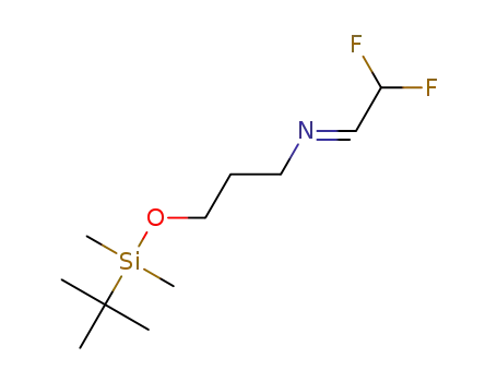 (E)-N-(3-((tert-butyldimethylsilyl)oxy)propyl)-2,2-difluoroethan-1-imine