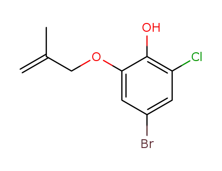 4-bromo-2-chloro-6-((2-methylallyl)oxy)phenol