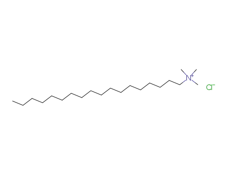 Molecular Structure of 112-03-8 (Trimethylstearylammonium Chloride)