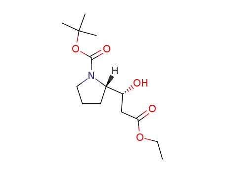 (S)-tert-butyl 2-((R)-3-ethoxy-1-hydroxy-3-oxopropyl)pyrrolidine-1-carboxylate