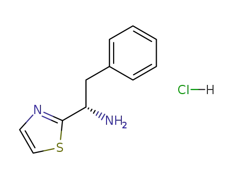 (1S)-2-phenyl-1-(1,3-thiazol-2-yl)ethanamine, hydrochloride salt
