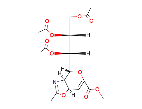 methyl (3aS,4R,7aR)-4-[(1S,2R)-1,2,3-triacetoxy-propyl]-2-methyl-3a,7a-dihydro-4H-pyrano[3,4-d][1,3]oxazole-6-carboxylate