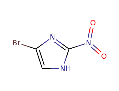 Molecular Structure of 121816-84-0 (4-BROMO-2-NITRO-1H-IMIDAZOLE)
