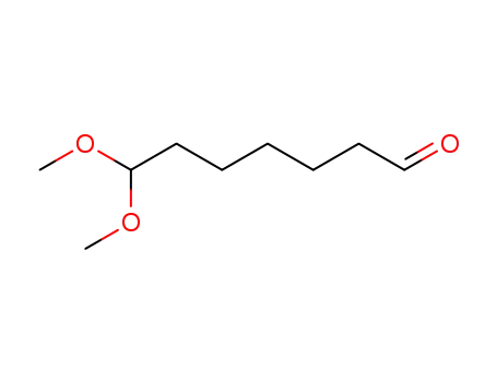 Molecular Structure of 60090-77-9 (7,7-Dimethoxyheptanal)