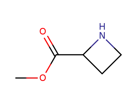Molecular Structure of 134419-57-1 (2-Azetidinecarboxylicacid, methyl ester)