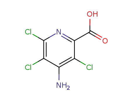 Molecular Structure of 1918-02-1 (Picloram)