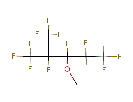 Molecular Structure of 132182-92-4 (1,1,1,2,3,4,4,5,5,5-DECAFLUORO-3-METHOXY-2-(TRIFLUOROMETHYL)PENTANE)