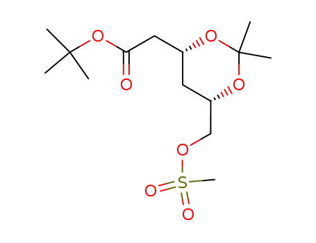 (3R,5S)-6-<(methylsulfonyl)oxy>-3,5-O-isopropylidene-3,5-dihydroxyhexanoic acid tert-butyl ester