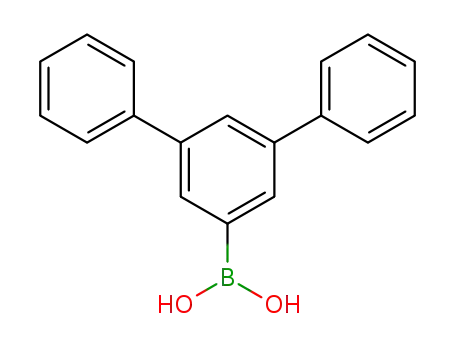 Molecular Structure of 128388-54-5 ((3,5-Diphenylphenyl)boronic acid)