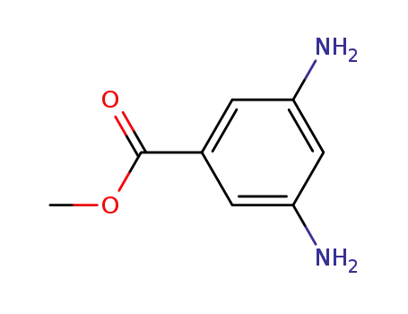 Molecular Structure of 1949-55-9 (METHYL 3,5-DIAMINOBENZOATE)