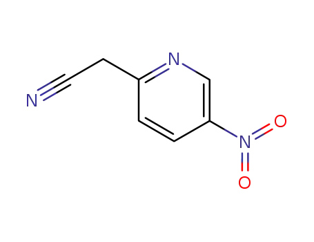 Molecular Structure of 123846-66-2 (5-Nitro-2-pyridineacetonitrile)