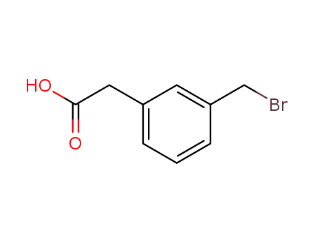 Molecular Structure of 118647-53-3 (3-(Bromomethyl)phenylacetic acid)
