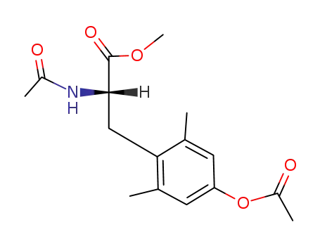 (S)-4-acetoxy-N-acetyl-2,6-dimethylphenylalanine methyl ester