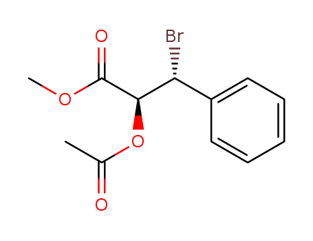 methyl (2R,3S)-2-acetoxy-3-bromo-3-phenylpropionate