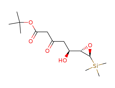 (S)-5-Hydroxy-3-oxo-5-((2S,3S)-3-trimethylsilanyl-oxiranyl)-pentanoic acid tert-butyl ester