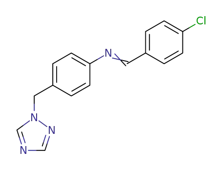 N-(4-chlorobenzal)-4-(1H-1,2,4-triazol-1-ylmethyl)benzeneamine