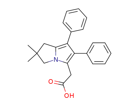 (2,2-Dimethyl-6,7-diphenyl-2,3-dihydro-1H-pyrrolizin-5-yl)essigsaeure