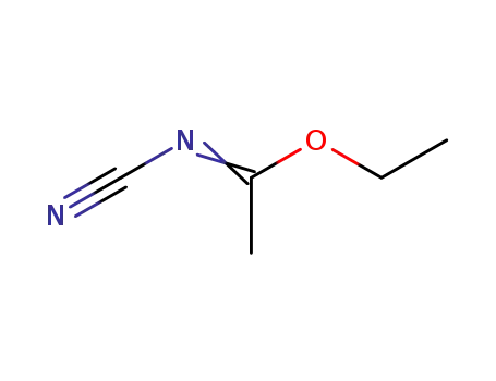 Molecular Structure of 1558-82-3 (Ethyl N-cyanoethanimideate)