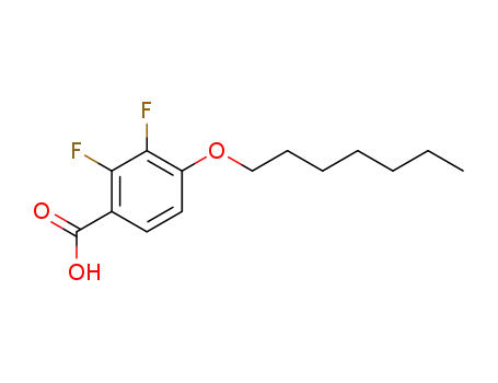 Molecular Structure of 122265-95-6 (2,3-Difluoro-4-(heptylo)