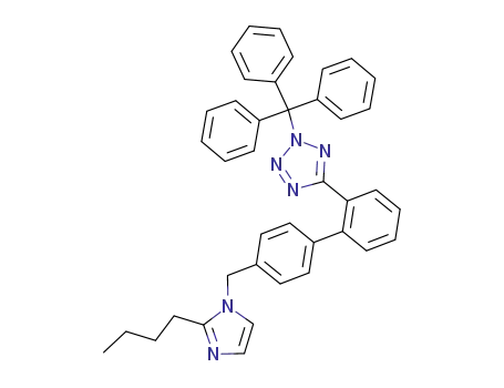 2-butyl-1-<<2'-<(N-triphenylmethyl)tetrazol-5-yl>biphenyl-4-yl>methyl>imidazole