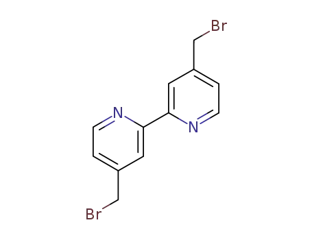 Molecular Structure of 134457-14-0 (4,4'-Bis(bromomethyl)-2,2'-bipyridine)