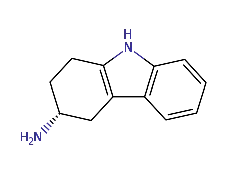 Molecular Structure of 116650-33-0 ((R)-3-Amino-1,2,3,4-tetrahydrocarbazole)