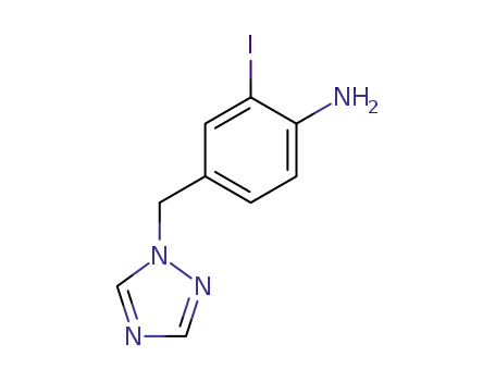 2-Iodo-4-(1,2,4-triazol-1-ylmethyl)aniline