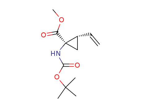 Cyclopropanecarboxylic acid, 1-[[(1,1-diMethylethoxy)carbonyl]aMino]-2-ethenyl-, Methyl ester, (1R,2S)-