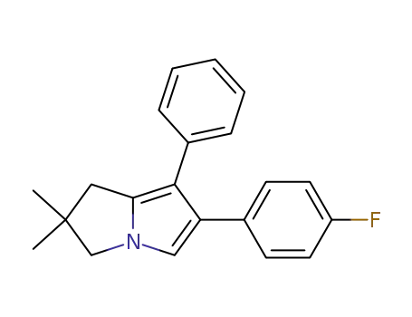 6-(4-Fluoro-phenyl)-2,2-dimethyl-7-phenyl-2,3-dihydro-1H-pyrrolizine