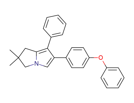 2,2-Dimethyl-6-(4-phenoxy-phenyl)-7-phenyl-2,3-dihydro-1H-pyrrolizine