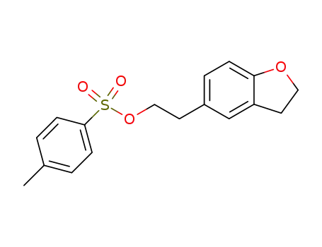 Molecular Structure of 79679-49-5 (2,3-Dihydrobenzofuran-5-ethanol Tosylate)