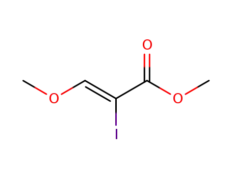 Molecular Structure of 163041-47-2 ((Z)-Methyl 2-iodo-3-Methoxyacrylate)