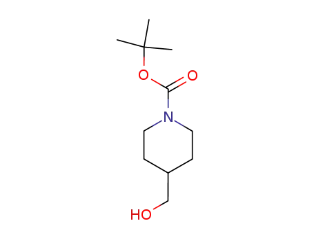 Molecular Structure of 123855-51-6 (N-Boc-4-piperidinemethanol)
