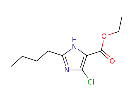 2-n-butyl-5-chloro-3H-imidazole-4-carboxylic acid ethyl ester