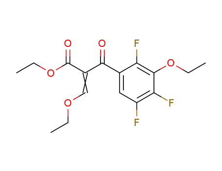 (Z)-3-Ethoxy-2-(3-ethoxy-2,4,5-trifluoro-benzoyl)-acrylic acid ethyl ester