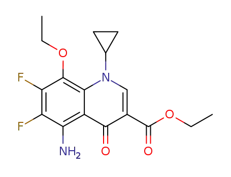 ethyl 5-amino-1-cyclopropyl-6,7-difluoro-1,4-dihydro-8-ethoxy-4-oxo-3-quinolinecarboxylate