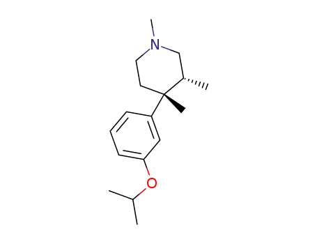 (3R,5R)-1,3,4-trimethyl-4-<3-(1-methylethoxy)phenyl>piperidine