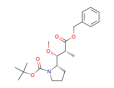(S)-tert-butyl 2-((1R,2R)-3-(benzyloxy)-1-methoxy-2-methyl-3-oxopropyl)pyrrolidine-1-carboxylate