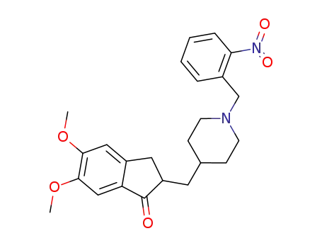 2-((1-(2-(2-nitrobenzyl))piperidin-4-yl)methyl)-5,6-dimethoxy-2,3-dihydro-1H-inden-1-one