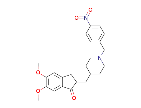 2-((1-(2-(4-nitrobenzyl))piperidin-4-yl)methyl)-5,6-dimethoxy-2,3-dihydro-1H-inden-1-one