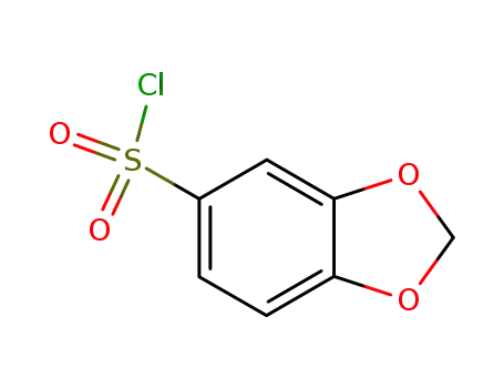 Molecular Structure of 115010-10-1 (BENZO[1,3]DIOXOLE-5-SULFONYL CHLORIDE)