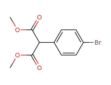 Molecular Structure of 149506-35-4 (2-(4-BROMOPHENYL)-PROPANEDIOIC ACID, 1,3-MDIETHYL ESTER)