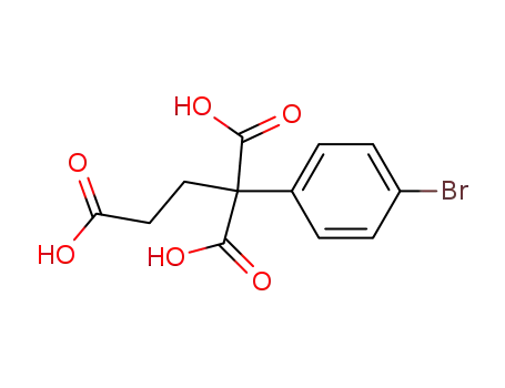 2-(4-Bromo-phenyl)-2-carboxy-pentanedioic acid